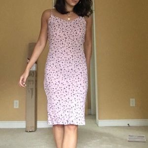 Floral mid-length dress